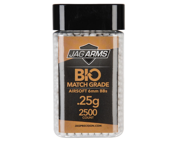 Jag Arms .25 BBs 2,500 Count - BIO Match Grade