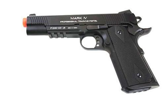 KWA M1911 MKIV PTP Gas Airsoft Pistol - Black