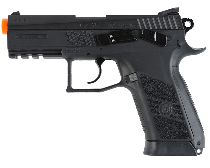 ASG - CZ75 P-07 Duty CO2 Non Blow Back Airsoft Pistol - Black (50016)