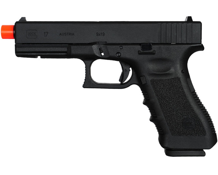 Glock G17 Gen 4 Tactical Blowback Gas Airsoft Pistol - Black