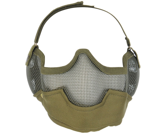 Bravo Protective Strike Steel V2 Airsoft Mask - Olive Drab