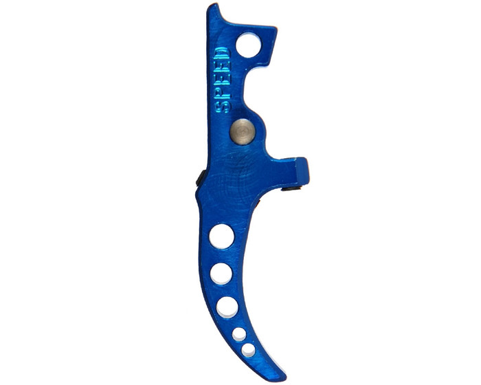 Speed Airsoft HPA M4 Tunable Curved Trigger - Blue (SA5015)