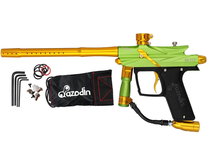 Azodin Blitz 3 Paintball Gun - Green/Gold