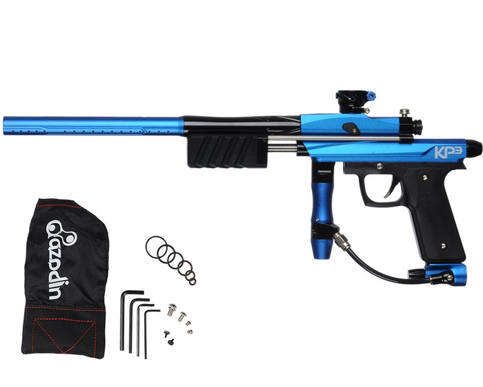 Azodin KP3 Kaos Pump Paintball Gun -Dust Blue/Polished Black/Dust Black