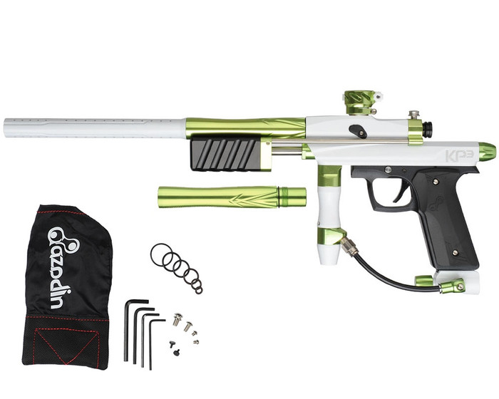 Azodin KP3 Kaos Pump Paintball Gun - White/Polished Green