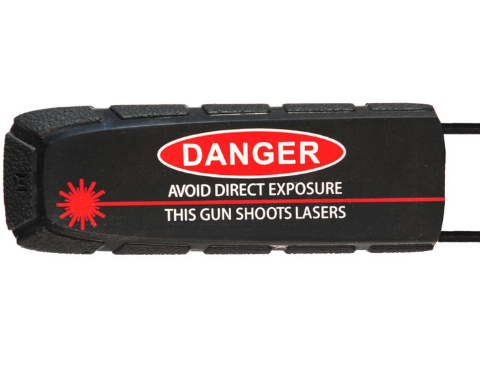 Exalt Bayonet Rubber Barrel Condom - Danger Laser