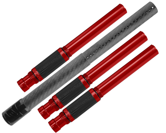 Planet Eclipse 4-Piece Shaft FL Barrel Kit - 14" - Autococker - Red