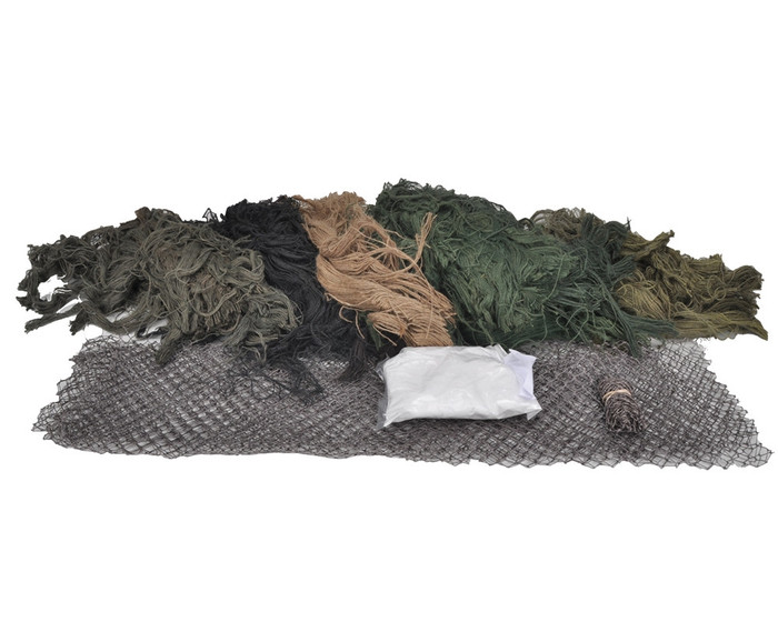 Bushrag Customizable Ghillie Kit - Large - Woodland (65110)