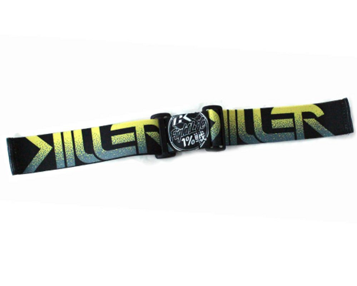 Contract Killer Goggle Strap - Black/Yellow Killer