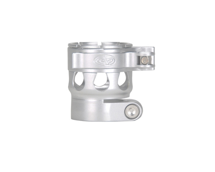 Custom Products Lever Lock Clamping Feed Neck - Planet Eclipse Early Model Ego/Etek Thread - Dust Silver