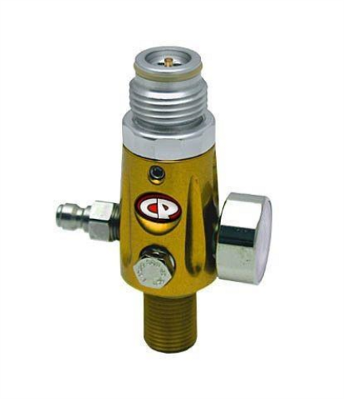 CP Compressed Air Tank Regulator - 4500 PSI - Yellow