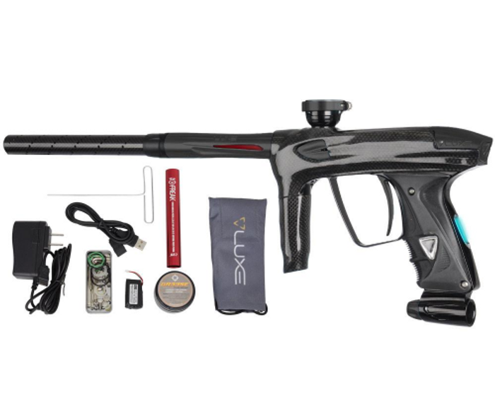 DLX Luxe 2.0 OLED Paintball Marker- Carbon Fiber/Dust Black