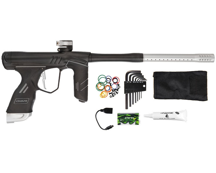 Dye DSR+ Tournament Paintball Gun - Silver Night