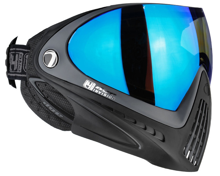 Dye I4 Pro 2.0 Mask - Shadow w/ Dyetanium Blue Ice Lens