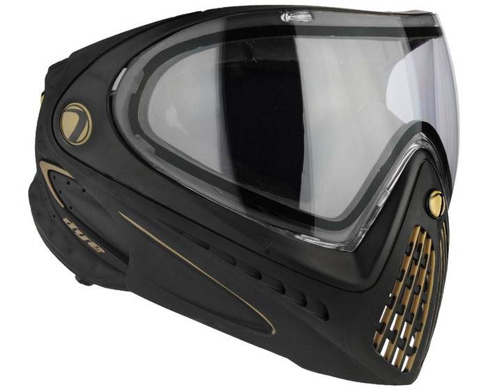 Dye I4 Invision Pro Mask - Black/Gold - Clear Lens