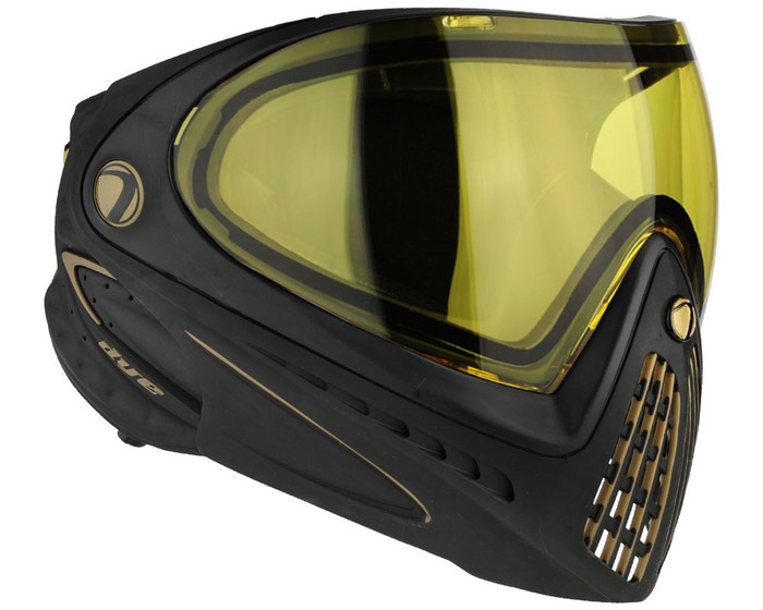 Dye I4 Invision Pro Mask - Black/Gold - Yellow Lens