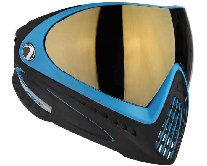 Dye I4 Invision Pro Mask - Powder Blue - Smoke Gold Lens