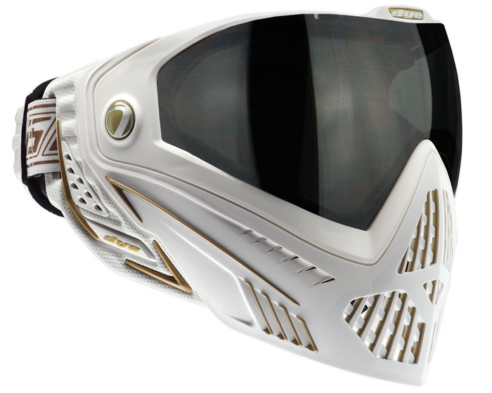 Dye i5 Mask - White Gold - Smoke Lens