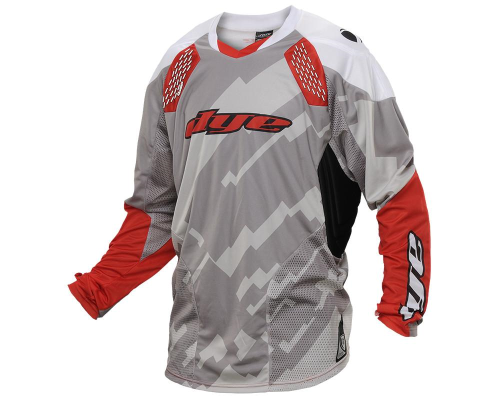 2014 Dye C14 Paintball Jersey - Airstrike Grey/Red
