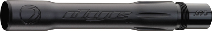 Dye Ultralite Paintball Barrel Back - .688 Dust Black