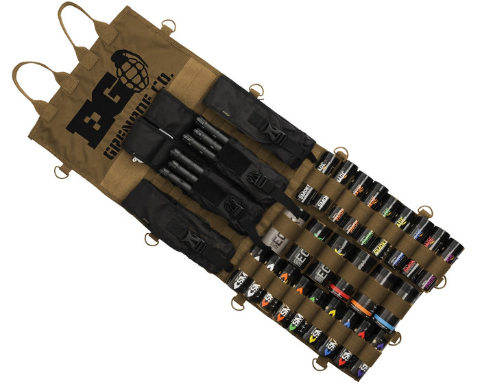 Enola Gaye Grenade Loadout w/ Molle Attachments - Tan