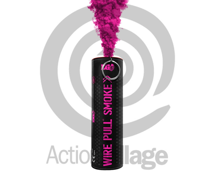 Enola Gaye Smoke Grenade - Wire Pull - Pink