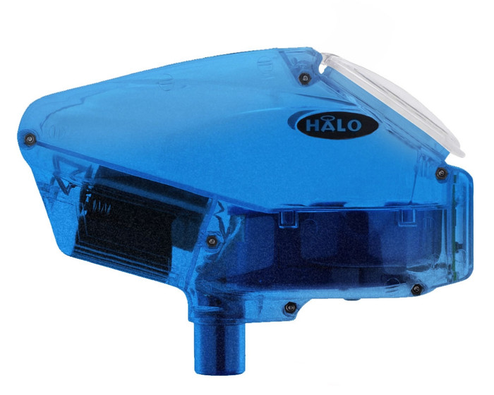 Empire Halo Too SE Paintball Hopper - Diamond Blue