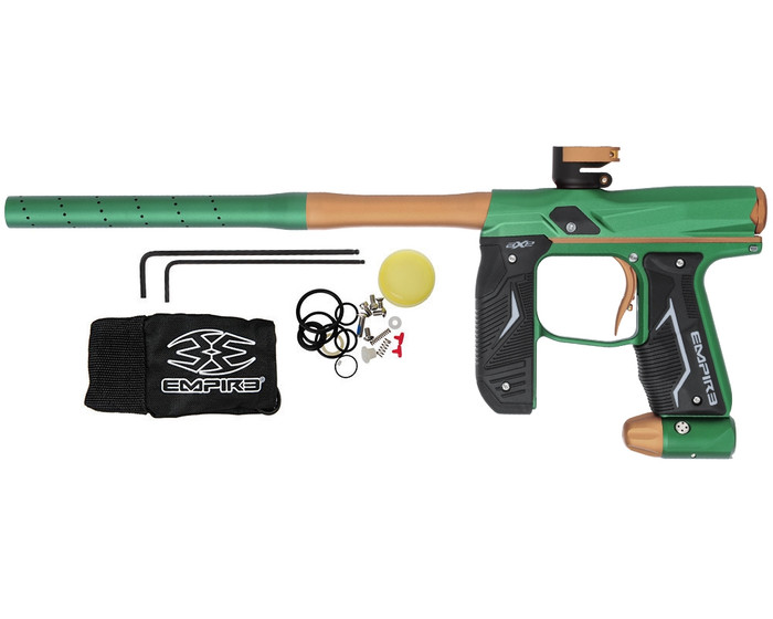 Empire Axe 2.0 Paintball Marker - Dust Forest Green/Dust Orange