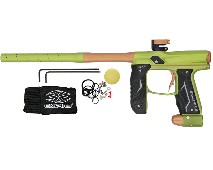 Empire Axe 2.0 Paintball Marker - Dust Green/Dust Orange