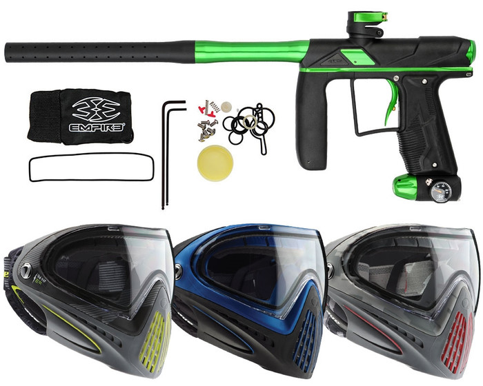 Empire Axe Pro Paintball Marker w/ Dye Invision Goggle I4 Pro Mask