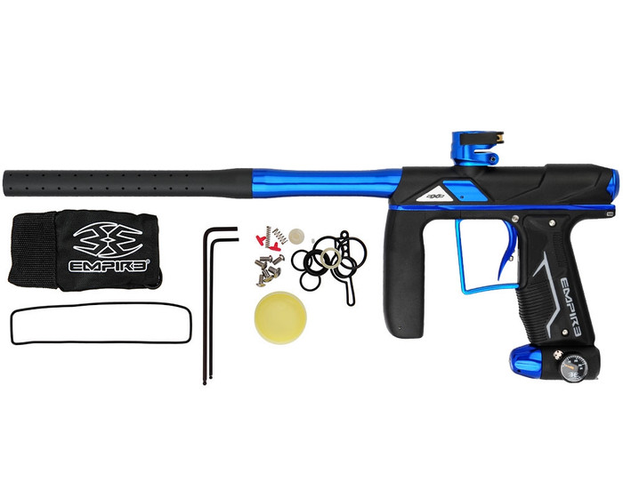 Empire Axe Pro Paintball Gun - Dust Black/Polished Blue