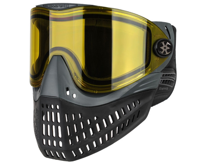 Empire E-Flex Paintball Mask - Black - Yellow Lens