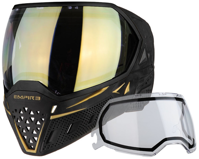 Empire EVS Mask - Black/Gold with HD Gold Lens