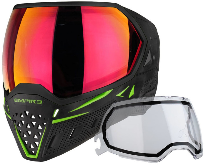 Empire EVS Mask - Black/Lime Green with Sunset Lens