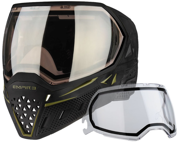 Empire EVS Mask - Black/Olive with HD Black Chrome Lens