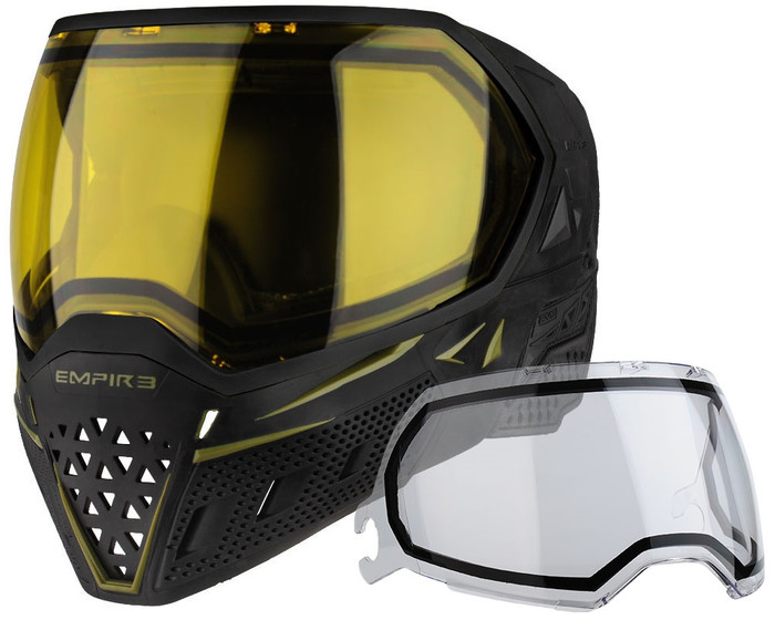 Empire EVS Mask - Black/Olive with Yellow Lens