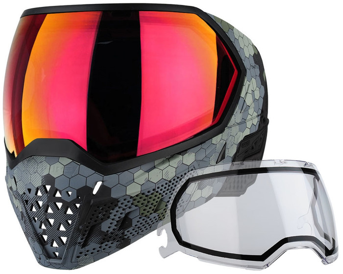 Empire EVS Mask - SE Hex Camo with Sunset Lens