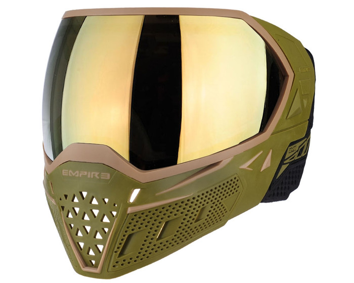 Empire EVS Mask - Olive/Tan with Gold Mirror Lens