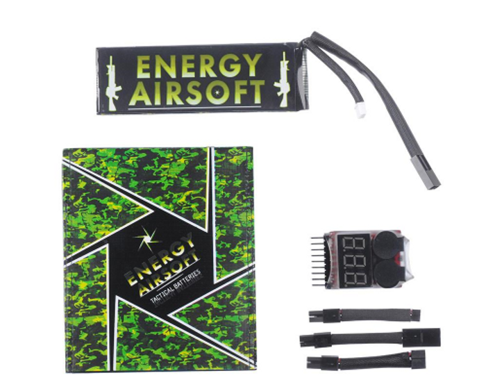 Energy LiPo 7.4v 3450mAh Tactical Airsoft Battery