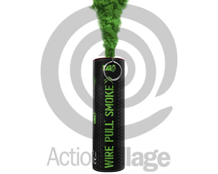 Enola Gaye Wire Pull Smoke Grenade - Green