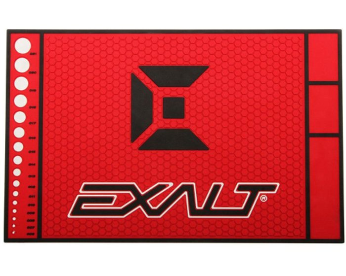 Exalt Paintball HD Rubber Gun Tech Mat - Fire Red