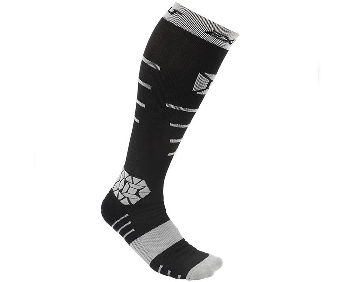 Exalt Compression Athletic Socks - Black/Grey