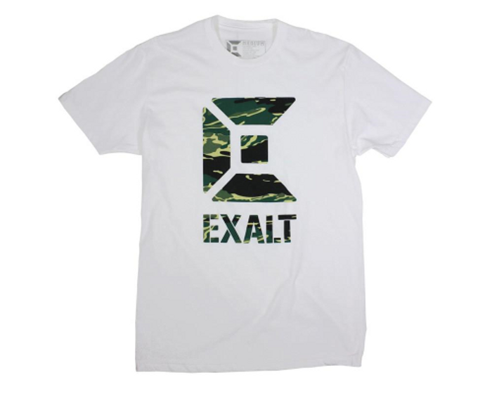 Exalt Jungle Camo Paintball T-Shirt - White