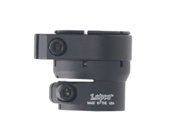 Lapco Universal 7/8 Ultra Low Rise Clamping Feed Neck - Dust Black