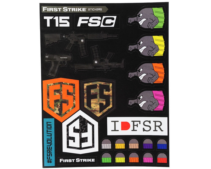 First Strike Assorted Sticker Sheet (581-01-0180)