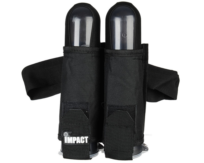 Game Face 2 Pod Visible Impact Paintball Harness - Black