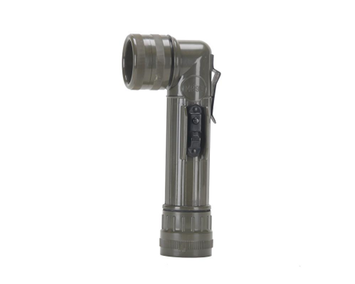 G.I. Style Angle Head Flashlight - Olive