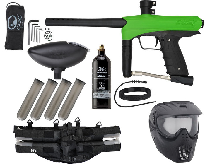 GoG eNMEy Epic Paintball Gun Package Kit - Freak Green