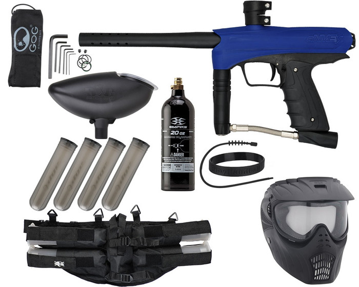 GoG eNMEy Epic Paintball Gun Package Kit - Razor Blue