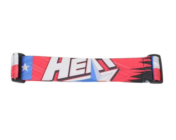 KM Goggle Strap - JT - 09 Heat Red/Black